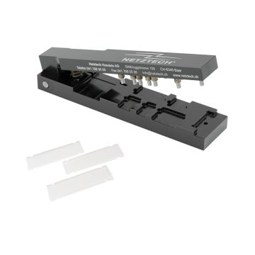 Stanzapparat passend zu Schildprofilen von Netztech.