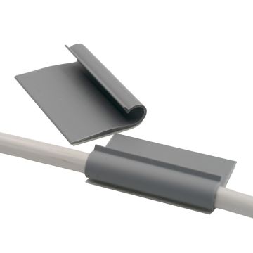 Grauer J-Clip Kabelhalter kaufen | netztech.ch