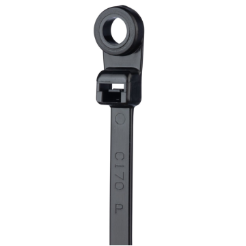 Kabelbinder mit Befestigungsöse, UV-stabilisiert