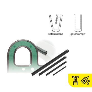 Wärmeschrumpfendes Kantenschutzprofil für Kabelschutz kaufen. | netztech.ch