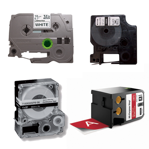 Schriftbänder und Etiketten