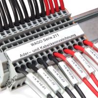 Reihenklemmen-Beschriftungen